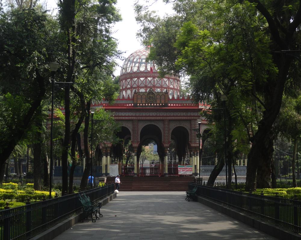 kiosco de la ciudad de mexico, Santa Maria de la Ribera